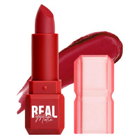 Mila Beauté Real Matte Lipstick | Enriched With Rosehip Extract | Ultra Matte Finish & Long Lasting I Single Swipe, Lightweight & Comfortable - 16-ENGLISH RED