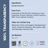 Little Rituals Baby Multi-Vitamin Body & Hair Wash - Tear Free + pH 5.5. Formulated with the best plant botanical - HONEYSUCKLE, BASIL, MANDARIN. Natural, Organic, Dermat tested, SWISS Technology (200ml)