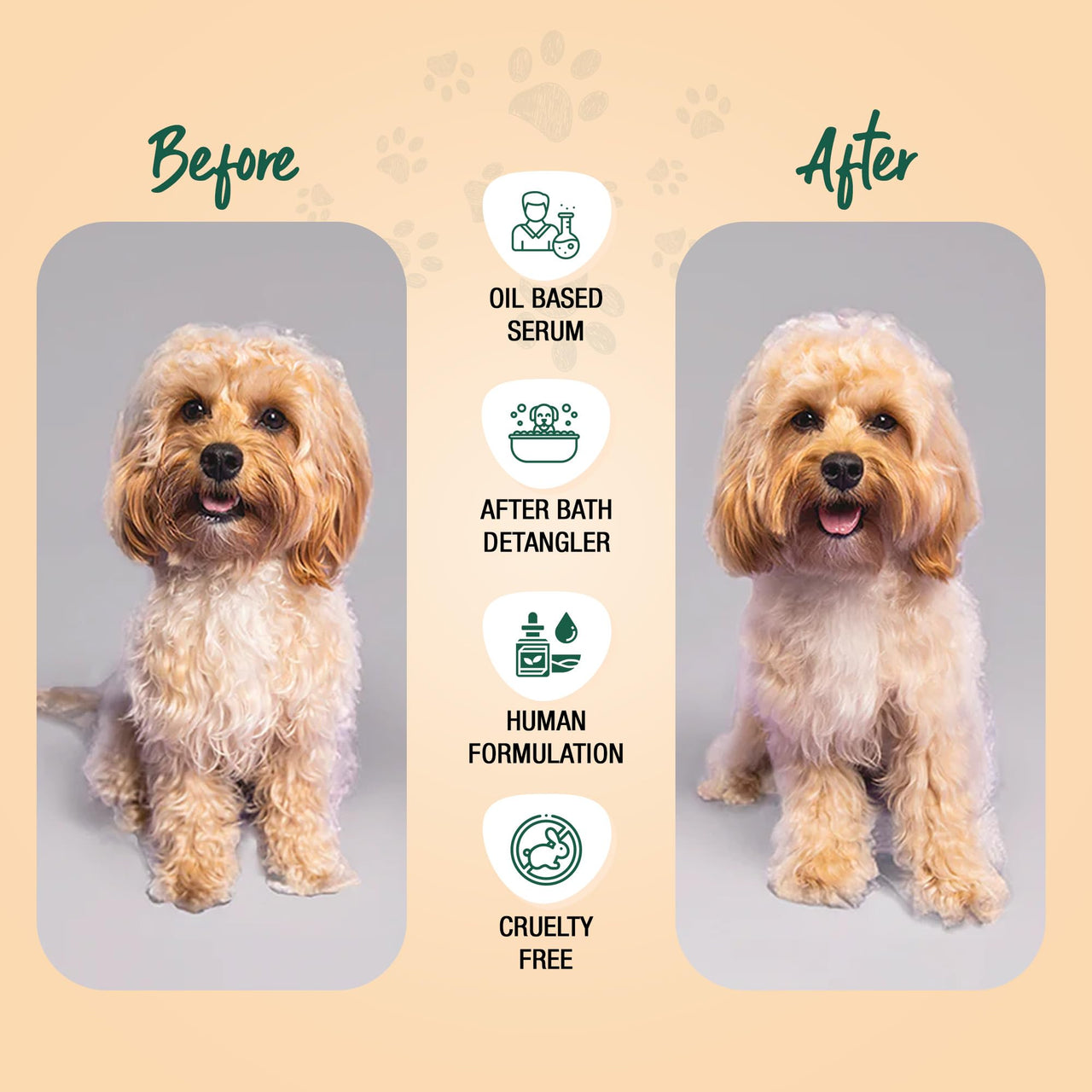 Wagging Tails Silky Furr Detangler 200ml for Dogs & Cats | Removes Knots, Tangles & Dematting | Promotes Silky, Shiny Coat | Maintains Coat Health | Improves Appearance | Easy to Use