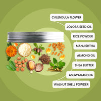 WildOak Korean Rice Face Scrub | Glass Skin & De-Tan | Boosts Collagen Naturally | Gentle Exfoliation for Glowing,Youthful Skin | Anti-Aging & Tan Removal | Hydrates & Repairs Skin Barrier | 100g