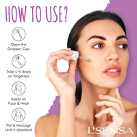 L'SENSA 0.3% Retinol Serum | Face Serum | Spotless Skin, Reduce fine Lines, Anti-wrinkle, Boost Collagen | For All Skin Types | 10 ML.