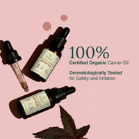 Juicy Chemistry Castor Oil, 30 ml | 100% Pure, Virgin, Cold Pressed & Certified Organic Carrier Oil | Boost Hair Growth for Thicker, Fuller & Stronger Hair | 100% Natural for Eyebrows & Eyelash Growth