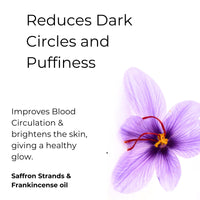 Noor Skincare Under Eye Serum - for Dark Circles Removal and Wrinkles, Under Eye Roll On & Dark Circle Remover, Anti Wrinkle, Heals Puffy Eyes and Fine Lines, 100% Organic (Women/Men)