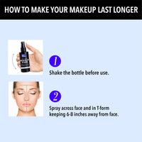 Blue Heaven Long-Lasting Makeup Fixer | Paraben Free & Sweat Proof | Infused with Vitamin E and Aloe Vera | Dewy Glow and Silk Matte Effect Setting Spray for Makeup | 60ml