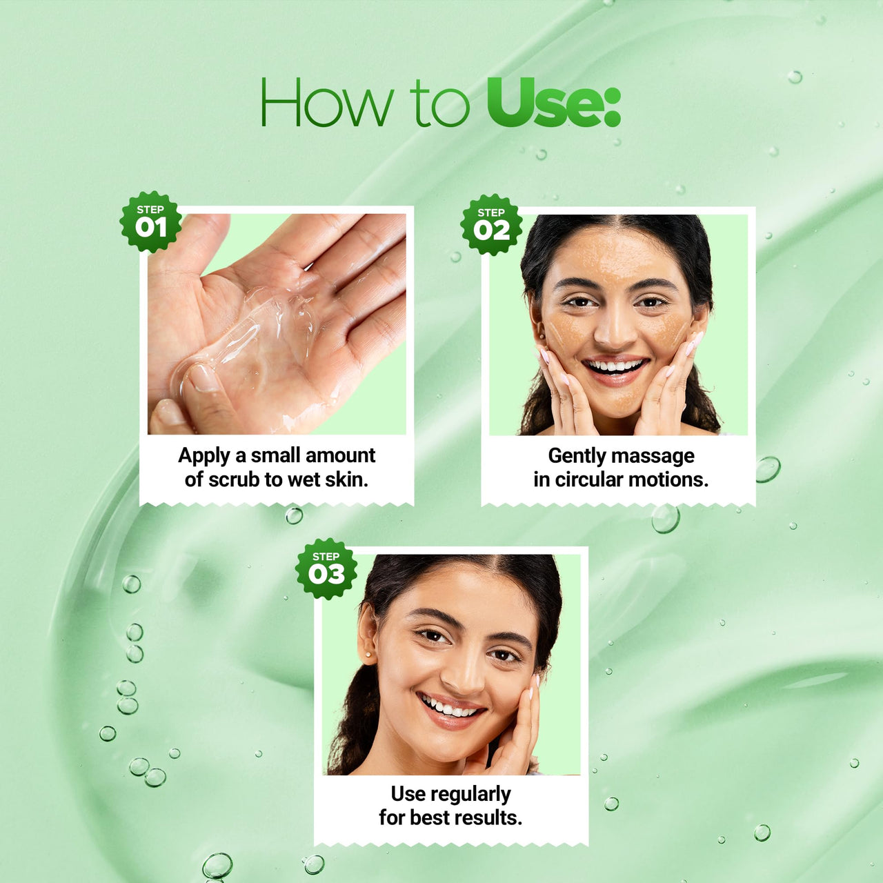Hilary Rhoda Face & Body Cleansing Scrub Gel | Dead Skin Removing Cleansing Scrub Gel | Gently Exfoliates Skin Cells | Removes Dirt & Oil | 100ml (Papaya-Shade 03)