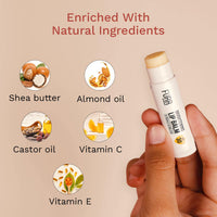 FURR 1% Vitamin C & Kojic Acid Brightening Lip Balm with SPF 30 | Heals, Hydrates & Softens | Reduces Pigmentation | Almond Oil, Shea Butter, Vitamin E Infused | Lip Balm for Soft Glossy Lips | Unisex
