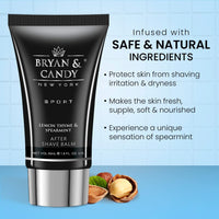 Bryan & Candy Complete Face & Body Care Kit | Gift Set For Men | 100% Vegan | Skin-Friendly pH 5.5 for All Skin Types,SLS & Paraben Free (LEMON & THYME KIT)