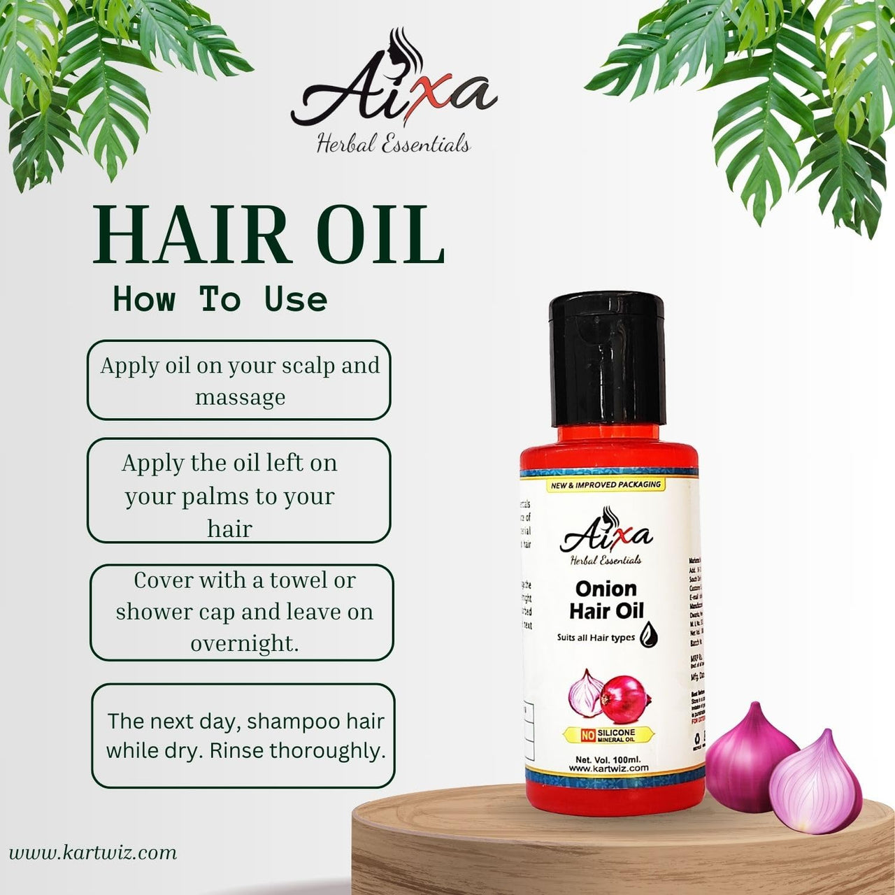 Khadi Natural Herbigiri Herbal Red Onion Oil For Hair Growth (Pack Of-3),300 Grams