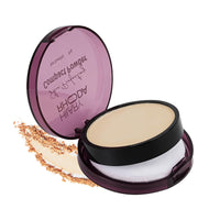 Hilary Rhoda Skin Perfecting Compact Powder | Oil Control & Matte Finish | Buildable Coverage | Blends Easily | Hides Imperfections | 6g (Nude Beige | Shade 04)