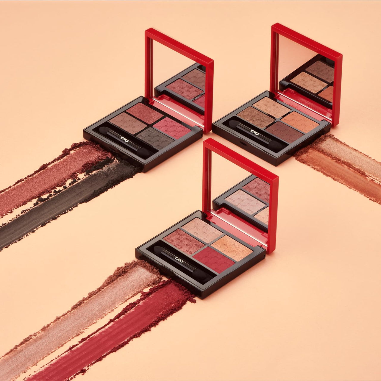 Charmacy Milano Gradient Eyeshadow Palette (Size 01) - 7.2g, Soft Texture, Mini Palette, Metallic, Travel Friendly, Highly Pigmented, Long Wear, Minimall Fallout, Vegan, Cruelty Free, Toxin Free