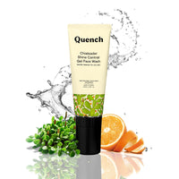 Quench Shine Control Gel Face Wash with In-built Silicone Brush | Korean Face Wash for Oily Skin | Controls Excess Oil & Reduces Blackheads | Made in Korea (100ml)