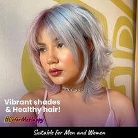 2.Oh! Italian- Cerulean Blue Hair Color DIY Kit | Semi Permanent Hair Color + Hair Bleach for Hair Color | Hair Highlights for Women & Men | Hair Bleach with Plex & Argan oil| Lightening Kit