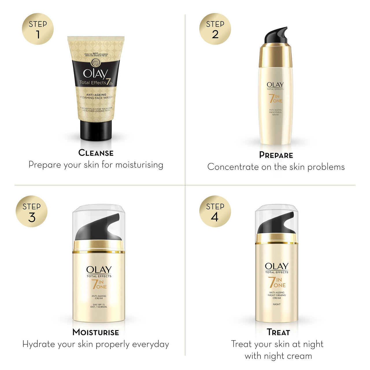 Olay Total Effects 7 In 1 Normal Anti Aging Skin Day Cream, SPF 15, 20g