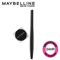 Maybelline New York Color Sensational Creamy Matte Lipstick, 657 Nude Nuance, 3.9g & Maybelline New York Lasting Drama Gel Eyeliner,Blackest Black, 2.5g