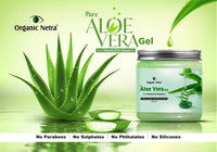 Organic Netra Baby Kajal Water Resistant, Smudgeproof 4g and Organic Netra Pure Aloe Vera Gel- 200 Gm