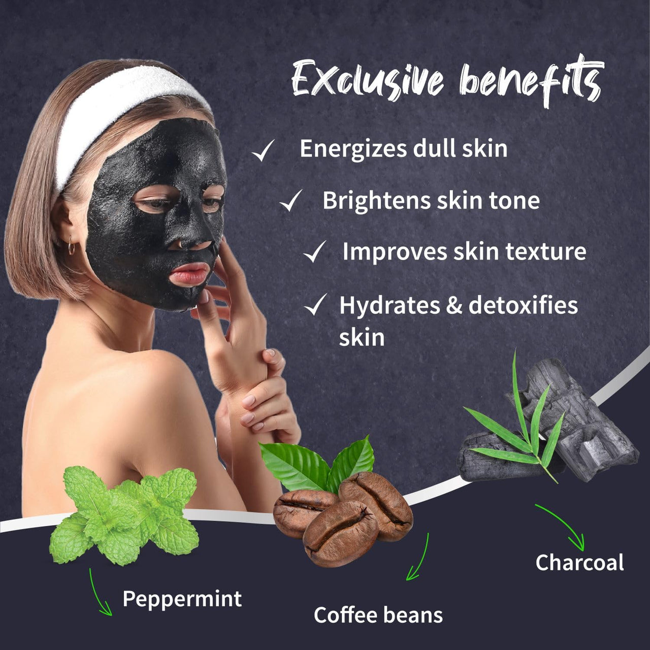 Ayouthveda Essential Pack for Men | Charcoal Face Wash, Charcoal Castile Soap, Charcoal & Coffee Face Serum Mask, Gentlemen pH Wash & OUDH Attar | Premium Grooming & Hygiene Kit for Men (Pack of 5)