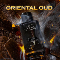 FIEN 007 Perfume for Men | Oriental Oud Scent | 12 Hrs Long Lasting | mCaffeine Fien Perfume | Fien Eau De Parfum with Oud, Sandal & Musk | perfume for men | Solid mCaffeine Premium & Luxurious Perfume - 100ml