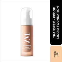 ZM Game Face on Liquid Foundation 12hour Long-lasting | Smudge-Proof | Transfer Proof | SPF 25 (Ivory)