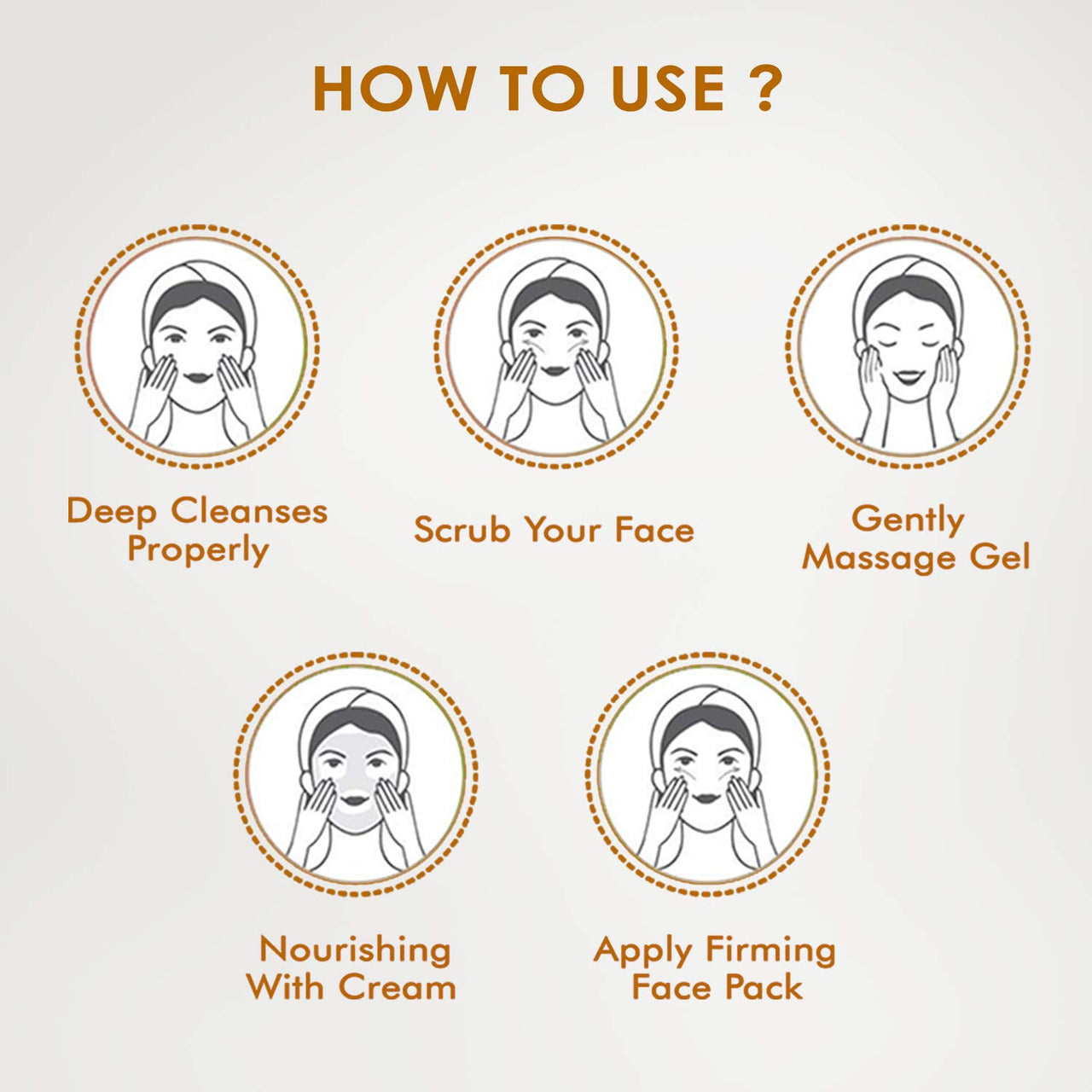 NutriGlow Gold Kesar Facial Kit (250gm + 10ml) with Bleach Cream (43gm) & Face Wash (65ml), All Skin Types (Pack Of 3)