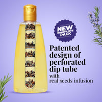 Just Herbs Rosemary Hair Oil | For Hair Growth | Hair Fall Control | Scalp Health | Hair Follicles Ideal for Regular Use and Suitable for All Hair Types | Men & Women 180ml