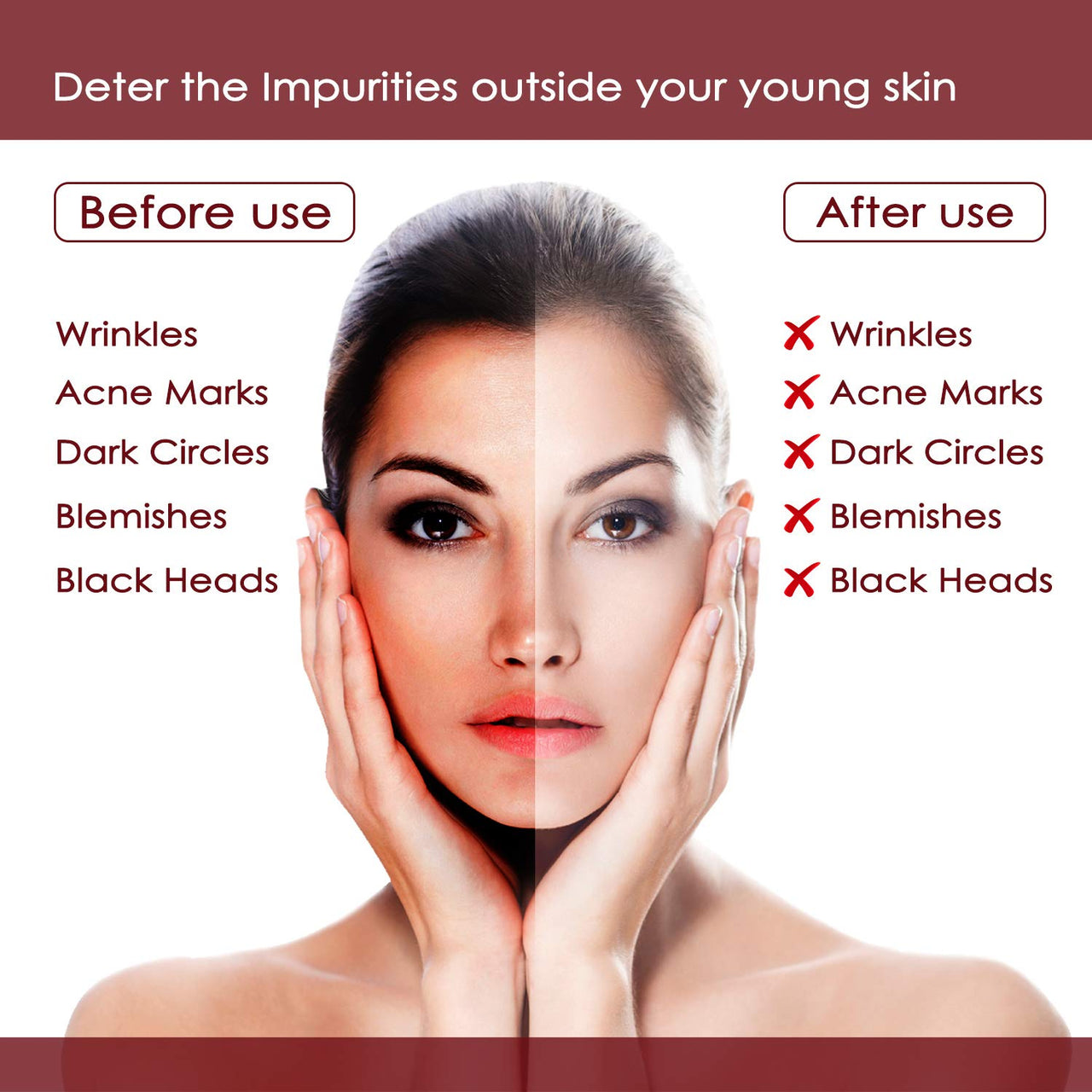 NutriGlow Wine Facial Kit with Red Grape Extracts – 6-Step Skincare Routine for All Skin Types, 260g | Includes Free 5-in-1 Face Massager for Men & Women