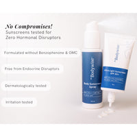 Be Bodywise Sunscreen Duo for Face & Body | For Complete Sun Protection | With Superior Suncare Tech Suncat DE & Sunone-J | Non-Comedogenic, Sweat & Water Resistant