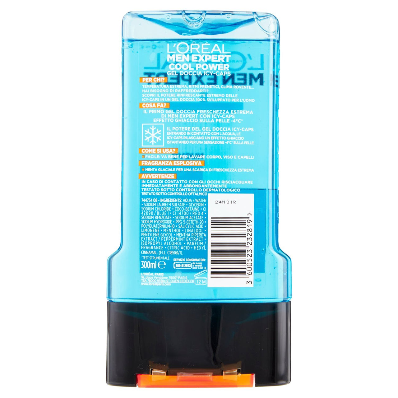 L'Oreal Paris Men's Expert Shower Gel 300ML (Cool Power)
