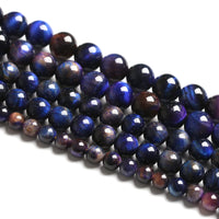 12mm 32PCS Purple Tiger Eye Galaxy Stone Beads Spacer Loose Beads for Jewelry Making DIY Bracelet 1 Strand 15 inches Energy Crystal Healing Power Purple Galaxy Tiger Eye Stone 12mm