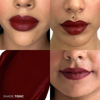 Fae Beauty Lip Whip 12Hr Comfortable Matte Liquid Lipstick (10ml) | Long Wear | Non Drying | Soft Mousse Smudgeproof Formula | Vegan | With Moisture Lock Technology | Enriched with Vitamin E and Cherry Coffee - Toxic