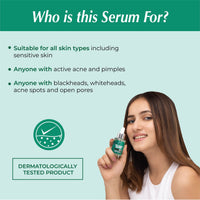 Iba Crystal Clear No More Acne 2% Salicylic Acid Power Serum | For Acne, Pimples, Blackheads & Open Pores | For Oily or Combination Skin | Halal Certified & Vegan - 30 ml