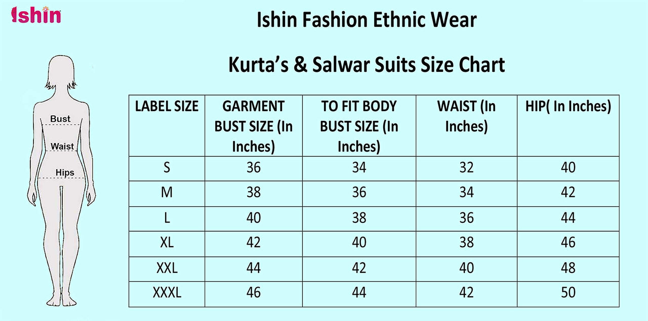 ishin Women's  Cotton Green Embroidered Anarkali Kurta Set with Dupatta