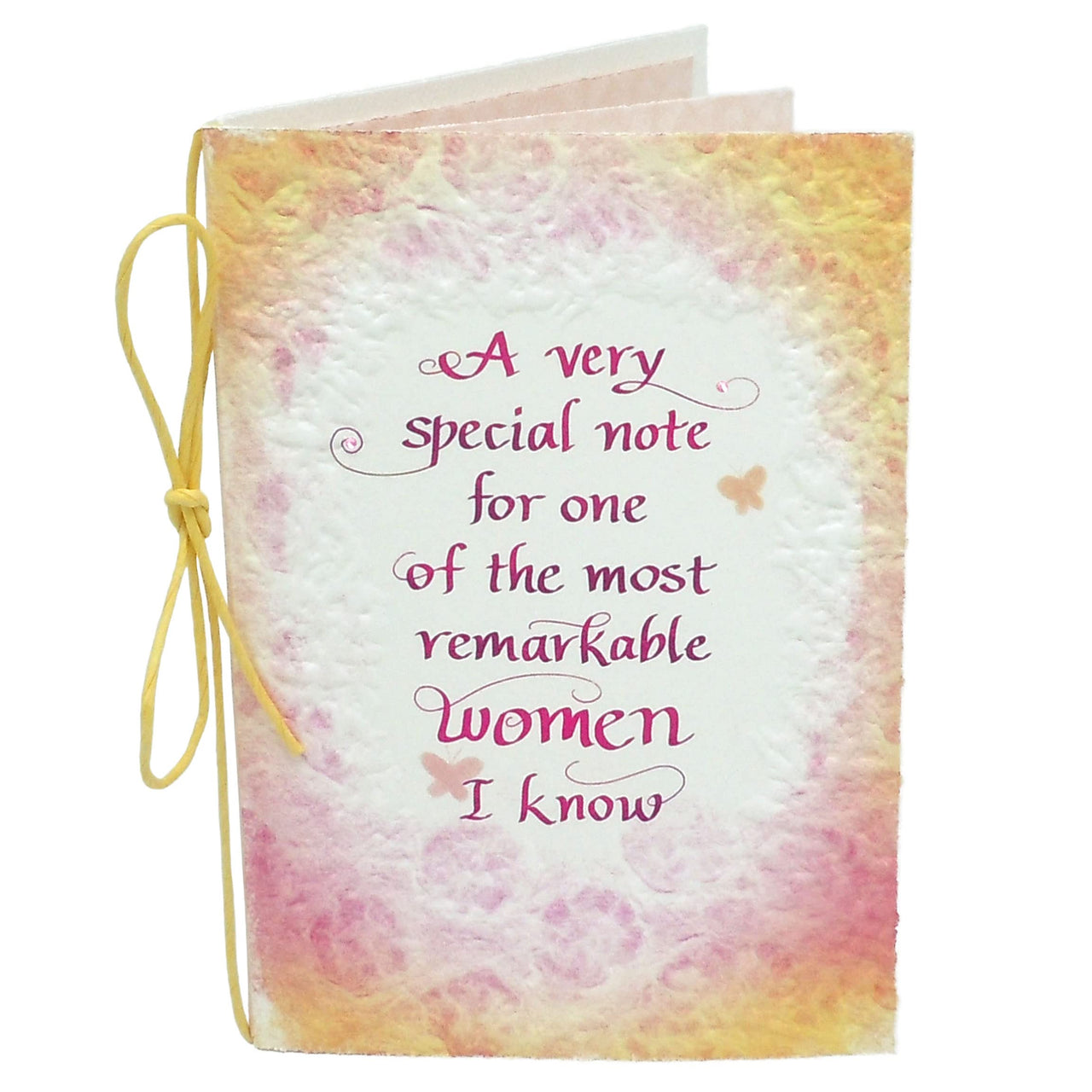 Blue Mountain Arts Card for a Special Woman—Birthday, Just Because, Holiday, or Any Occasion Card for Her (A very special note for one of the most remarkable women I know) yellows and pinks