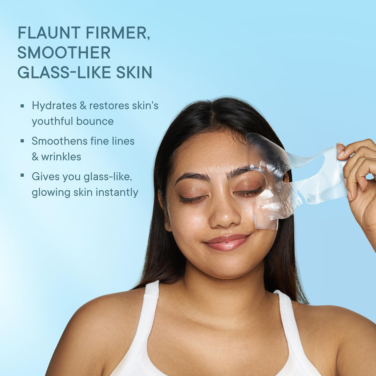 Quench Snail Mucin Collagen Boost Mask with Niacinamide & Hyaluronic Acid for Glass Skin within 4 Hours | Korean Bio-Collagen Overnight Mask for Deep Hydration | Reduces Pigmentation, Wrinkles & Fine Lines (45g, 1 Piece)