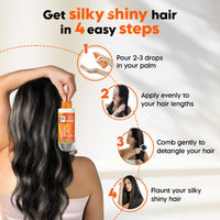 Hair & Care Silk-N Shine Serum with Fruit Vitamins, 100 ml