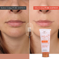 Pure Aatman Effective De-Tan Face Wash with Orange Oil & Papaya Extract | Removes Tan, Sunburn & Brightens Skin in every use | Gentle Cleanser | Only Natural Ingredient Used | Result Oriented | For Both Men & Women