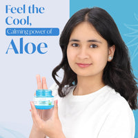 Meglow by Leeford | Nourishing Aloe Vera Gel | Intense Skin Hydration Formula | Aloe Vera Gel for Skin and Hair | Aloe Vera & Cucumber-based Moisturizing Gel for All Skin Types Pack of 2 (100g each)