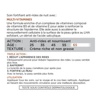 L'Oreal Paris Anti-Aging Face Cream 65+, Night Skincare, Wrinkle Expert, With Multi-Vitamins to Reduce the Look of Deep Wrinkles, 50mL