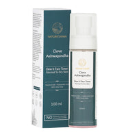 Nature’s Kinn Clove Ashwagandha Face Toner | Hydrating & Soothing Toner for Normal to Dry Skin | With Niacinamide, Hyaluronic Acid & Gotu Kola | Alcohol-Free, No Parabens or Sulphates | 100ml