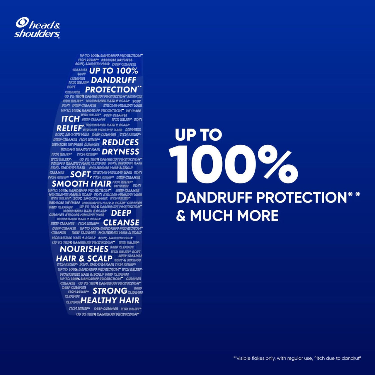 Head & Shoulders 7in1 Anti-dandruff Shampoo | Multi-action formula | Complete Solution for unhealthy scalp | 7 benefits for Men and Women, 650ml