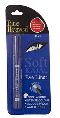 Blue Heaven Soft Kajal Eyeliner, Matte, Blue, 0.31G And Soft Kajal Eyeliner Pencil, Green, 0.31G