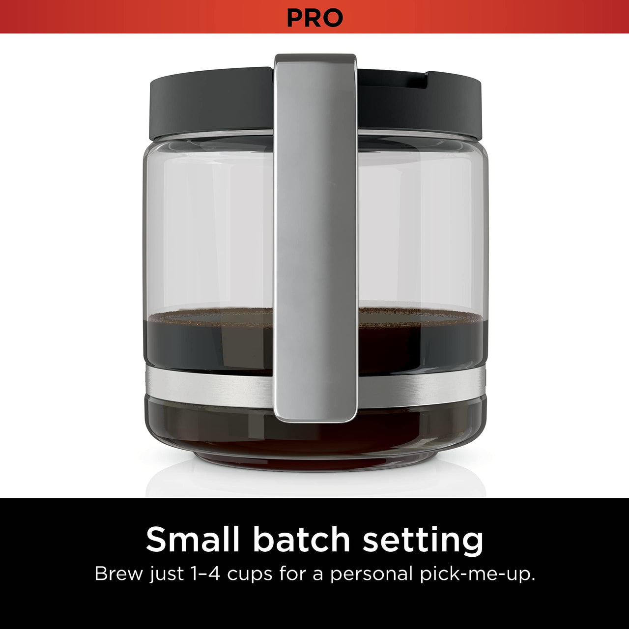 Ninja Programmable XL 14-Cup Coffee Maker PRO, 14-Cup Glass Carafe, Freshness Timer, with Permanent Filter, Black Stainless Steel, DCM201BK