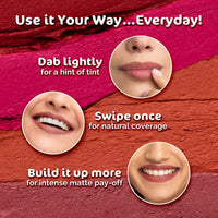 Mamaearth Moisture Matte Longstay Lipstick With Avocado Oil & Vitamin E For 12 Hour Long Stay-05 Bubblegum Nude - 2 G