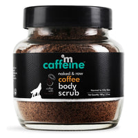 mCaffeine Exfoliating Coffee Body Scrub Powder Jar for Tan Removal&Soft-Smooth Skin|De-Tan Bathing Scrub With Coconut Oil,Removes Dirt&Dead Skin From Neck,Knees,Elbows&Arms| All Skin Types-100Gm