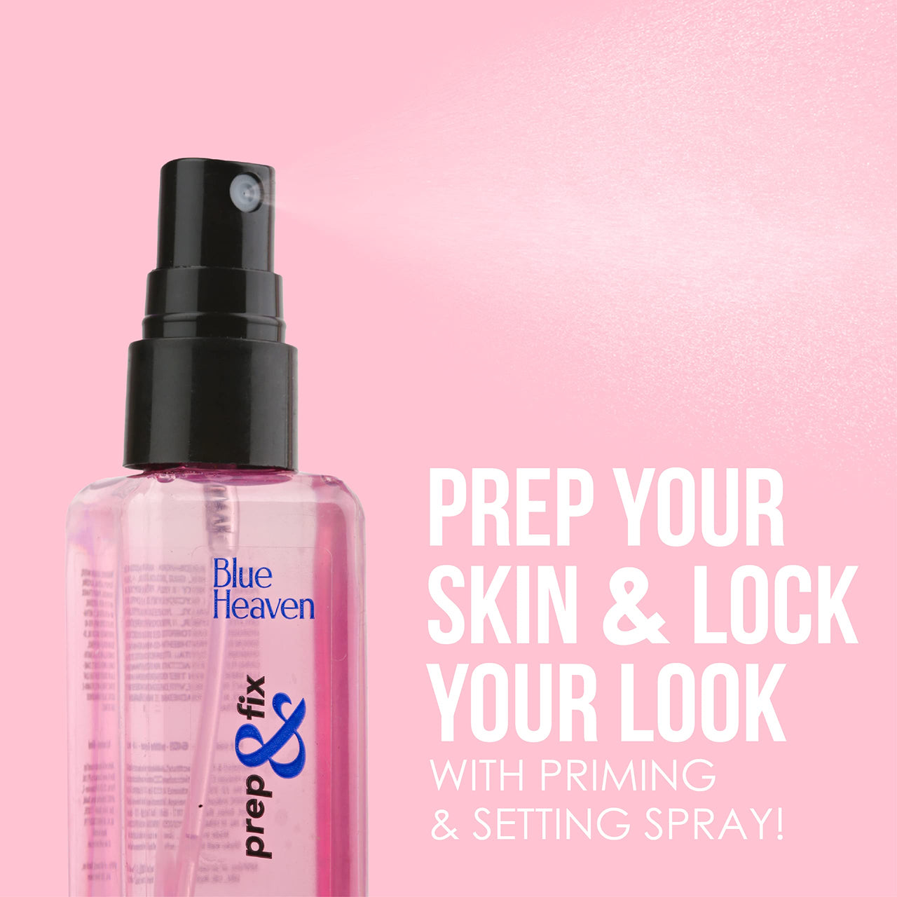 Blue Heaven Prep & Fix 2 in 1 Primer + Makeup Fixer | Infused With Aloe Vera and Vitamin-E | Setting spray & Primer for Face Makeup 60ml