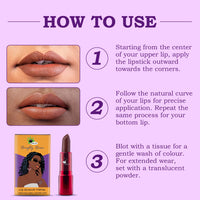 Clumsy Cat Moisturizing Naughty Naina Lipstick - Ash Brown | Enriched with Hyaluronic & Ascorbic Acid | Keep Lips Moisturised | Long-Lasting, Non-Sticky & Hydrating | Perfect for Daily Use & Dusky Skin