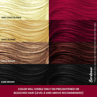 2.Oh! Italian- Bordeaux Wine Hair Color DIY Kit | Semi Permanent Hair Color + Hair Bleach for Hair Color | Hair Highlights for Women & Men | Hair Bleach with Plex & Argan oil| Lightening Kit