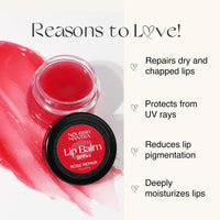 Nourish Mantra Rose Repair Lip Balm with SPF/Made with Rose Extracts, Olive oil, Shea Butter, Vitamin E and Avocado Oil/For Dry, Chapped and Dark Lips/ 12gms