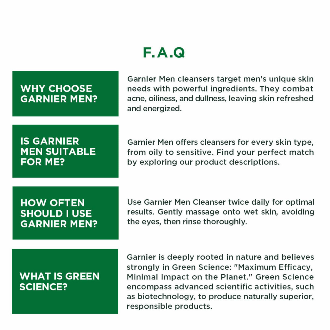 Garnier Men, Face Wash, Brightening & Anti-Pollution, TurboBright Double Action, 100 g (Pack of 2)
