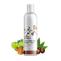 Herbs & Hills Overnight Hair Repair Tonic 100 ml with Aloe Vera, Neem & Juniper for Dry Hair, Scalp Rescue & Control Hair Fall, Reduce Dandruff, Maintains Healthy Hairs, for Men & Women