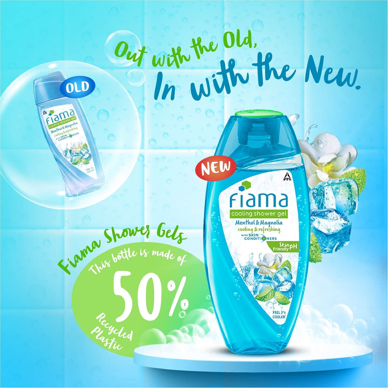 Fiama Cooling Shower Gel Menthol & Magnolia 250 ml